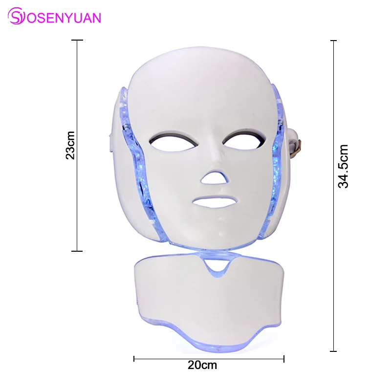 

2018 LED Mask For Face Neck EMS Micro-current Anti Wrinkle Acne Removal Skin Rejuvenation Electric Facial Beauty Machine