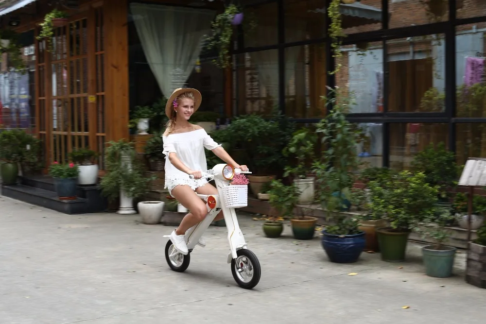 Flash Deal 12"LEHE Electric scooter Smart city walking electric bicycle mini folding  electric bike instead  walking tool 36v li-ion ebike 20