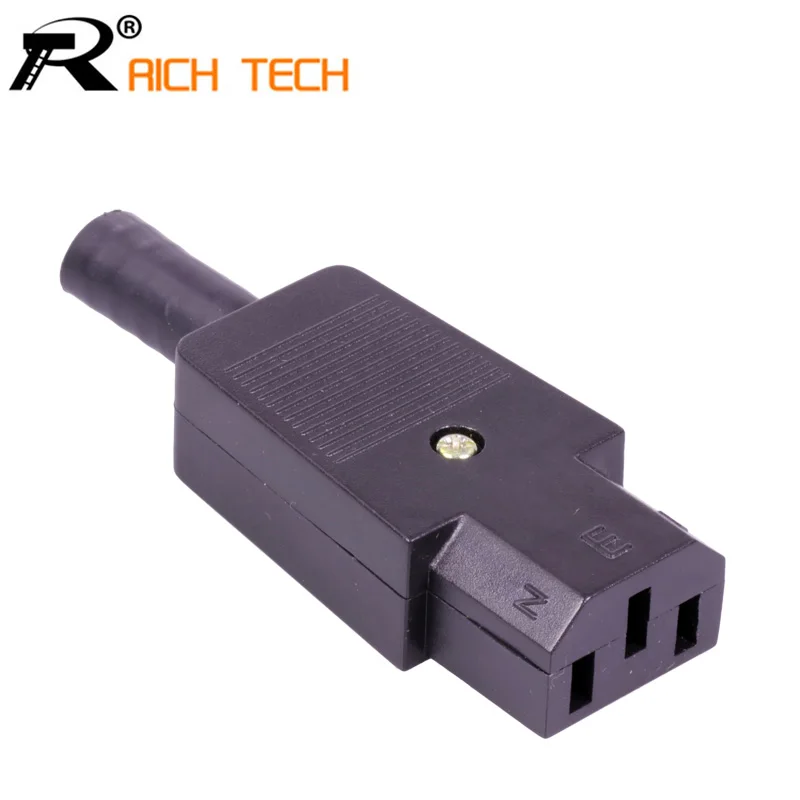 10pcs 220V DC/AC power jack terminal 3pin AC/DC plug power connector