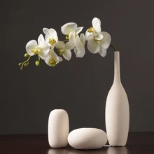 Китайский дзиндэжэнь фарфоровая креативность современный стиль белые вазы керамические вазы для свадебное украшение для дома подарки