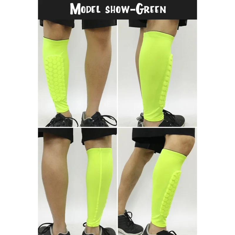 1 Anti-Collision Leg Cover Sports Leggings Football Honeycomb Compression Leg Sleeve