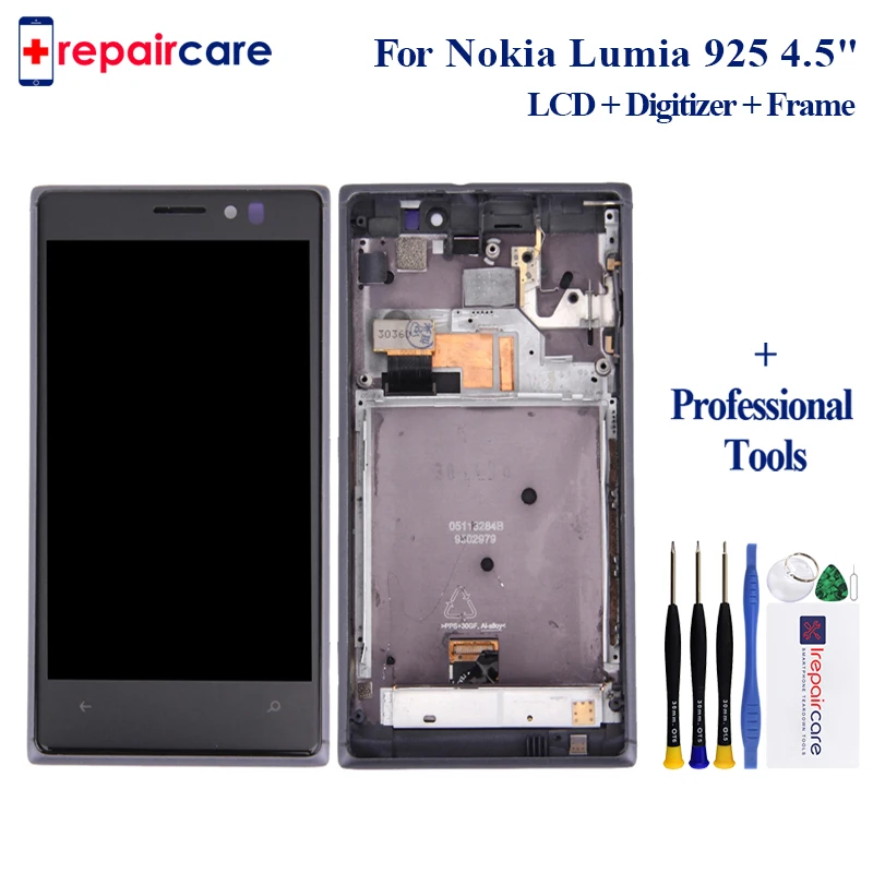 

Black For 5.7" Microsoft Nokia Lumia 950Xl LCD Display Touch Screen Digitizer Assembly With Frame For Lumia 950 XL RM-1118 LCD