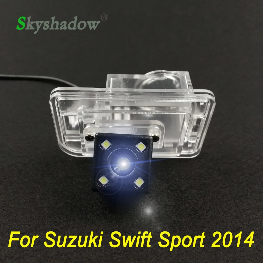 

For Suzuki Swift Sport 2014 Car CCD 4 LED Night Vision Reverse Backup Parking Assistance Waterproof Reversing Rear View Camera