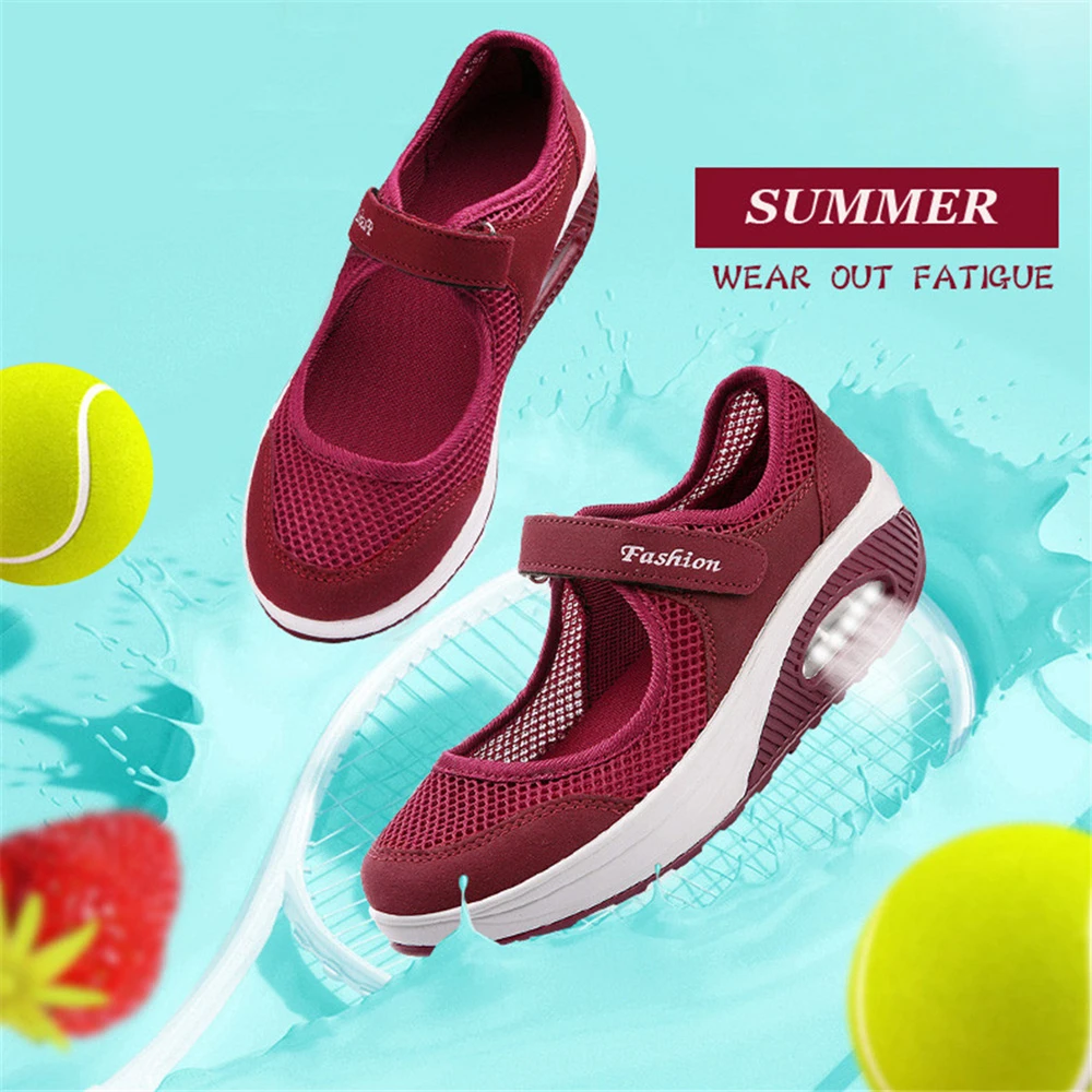 

2019 Summer Hot Fashion Women Flat Platform Shoes Woman Breathable Mesh Casual Shoes Ladies Boat Shoes Loafers