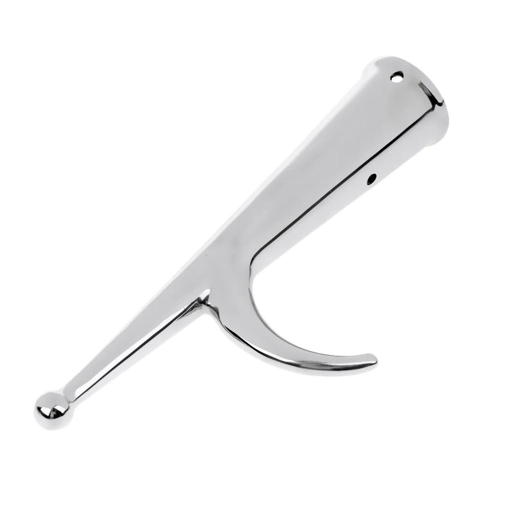 Heavy Duty Polished Replacement Boat Hook Marine Grade 316 Stainless Steel for Flatable Fishing Boat Kayak Canoe Accessories