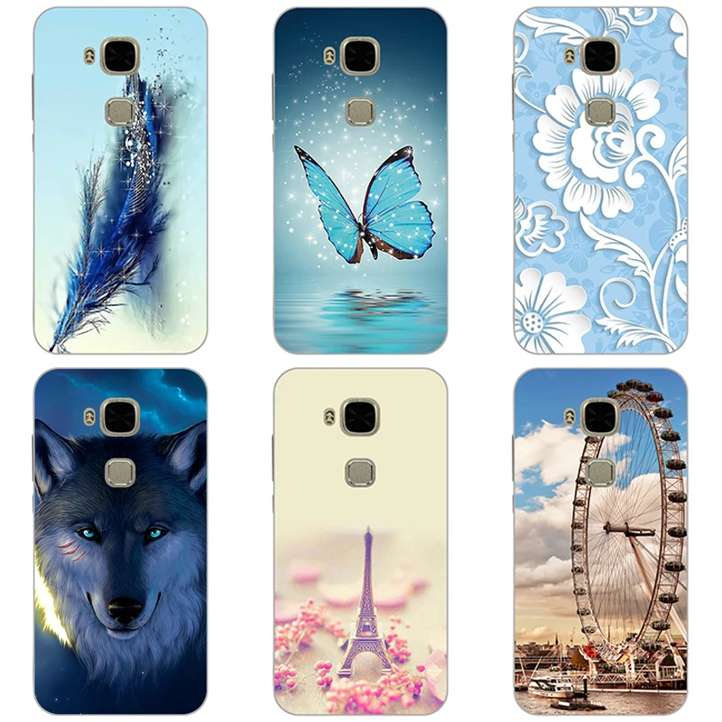 

120 Styles Cool Painting Case For Huawei Ascend G8 G7 Plus D199 GX8 Maimang 4 RIO AL00 5.5