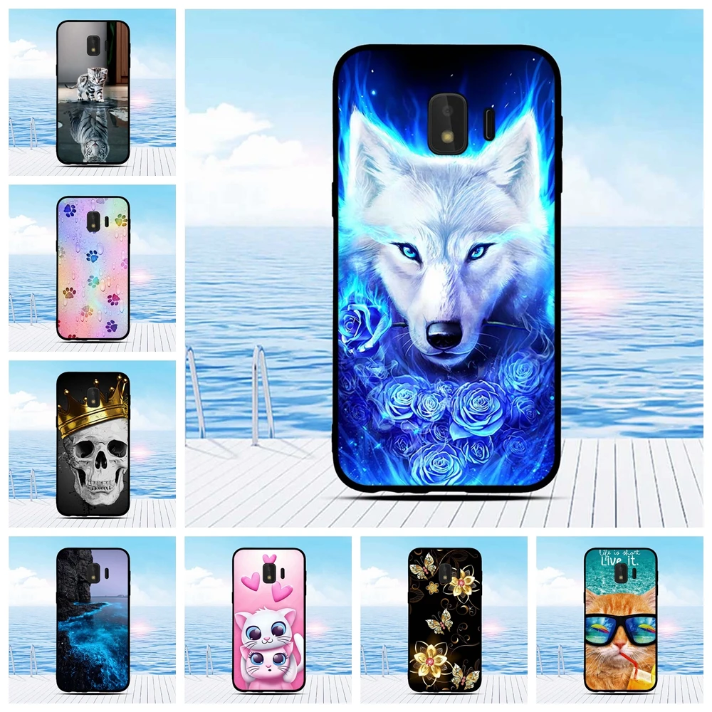 

Thin Case Silicone For Samsung Galaxy J2 Core Case Cute Animal Cover For Samsung J2 Core j260 TPU 3D Phone Bumper For SM-J260