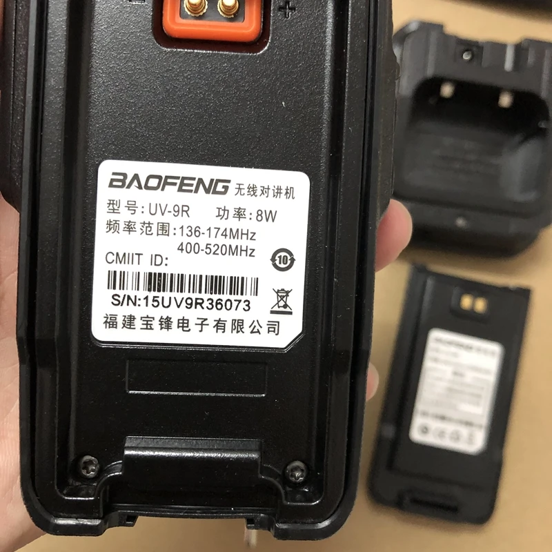 9R двухстороннее радио 2800 mAh рация UHF VHF радио станции IP67 Водонепроницаемый Baofeng УФ 9R двухстороннее радио UV9R охотничья рация