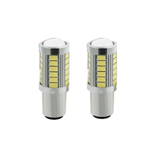 10 шт 1156 BA15S P21W 33 led 5630 5730 smd Автомобильные габаритные огни стоп-сигналы авто задний фонарь дневного света красный белого и желтого цвета