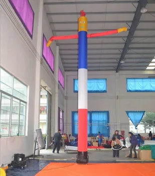 

custom 20ft tall multi-color advertising inflatable air dancer,dancer man with single legs for sale