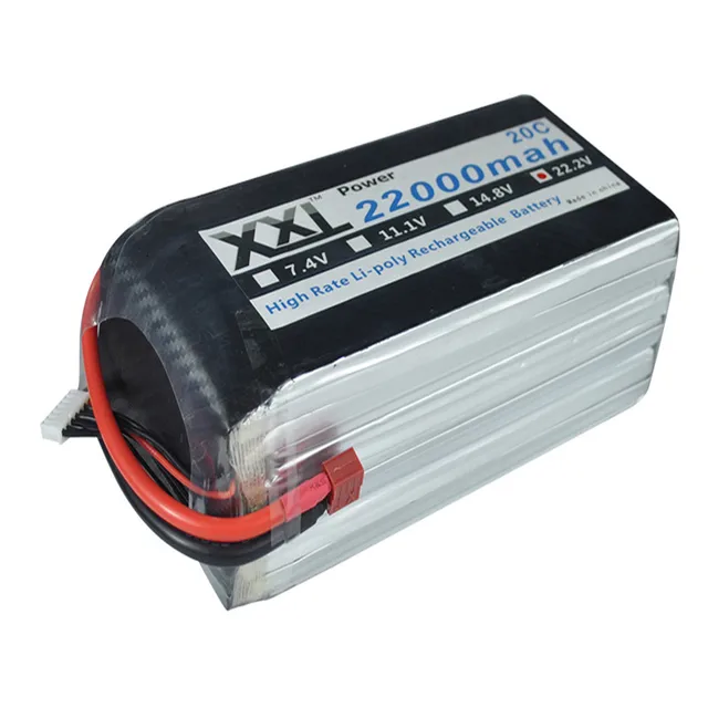 XXL Lipo Batería 22000 mAh 22.2 V 6 S 20C 40C Li polymer XXL Lipo Batería 22000 mAh 22.2 V 6 S 20C 40C Li polymer