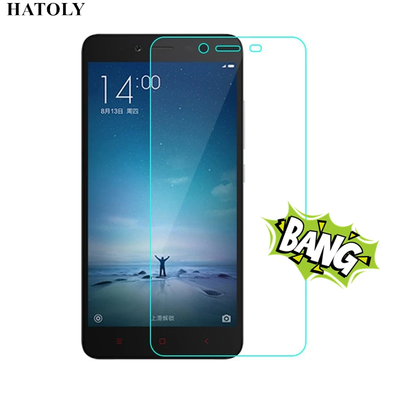 

2PCS Tempered Glass For Xiaomi Redmi Note 2 Screen Protector for Xiaomi Redmi Note 2 Film Xiaomi Redmi Note 2 Glass HATOLY