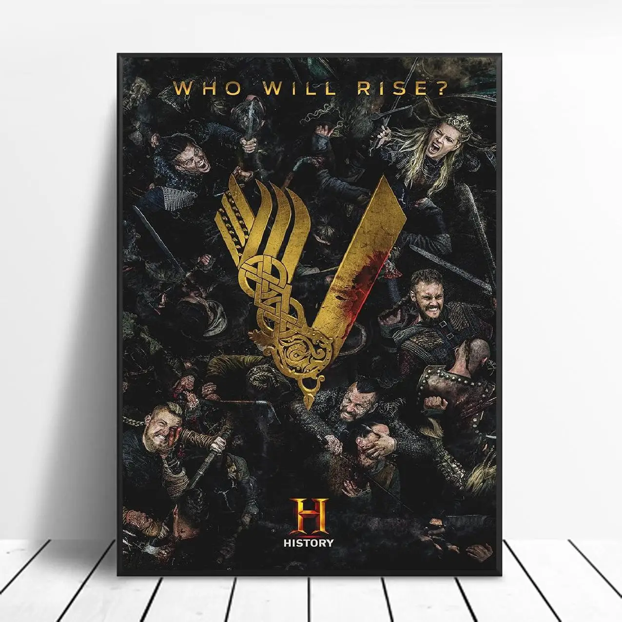 

Vikings Season 5 Art Silk Fabric Poster Print Wall Pictures For Room Decor