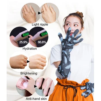 

2pcs Volcanic Extract Moisturizing Hand Mask Super Smoothing Whitening Hand Gloves Anti-Aging and Moisturizing Glove Y1