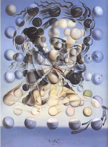 Salvador Dali Galatea из сфер искусство настенный Декор Шелковый плакат|Рисование и