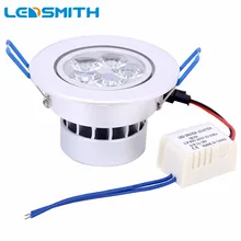 15 Вт потолочный Epistar светодиодный потолочный светильник 5x3 W скрытый точечный свет 100 V-245 V для домашнего освещения