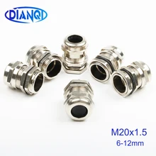 M20* 1,5 IP68 проволочные сальники для 6-12 мм латунные Металлические Кабельные сальники водонепроницаемый соединитель кабельный сальник Высокое качество