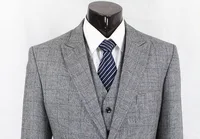 Wool Retro gentleman style tailor suits for men wedding party dresses custom made slim fit men 3 piece suits 3