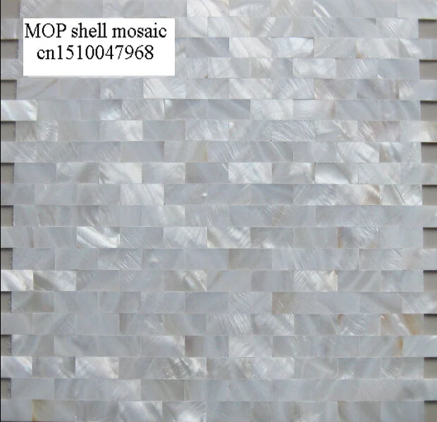Fabrik Verkauf Ziegelsteinmuster Weiss Perlmutt Nahtlose Mosaik Fliesen Backsplash Badezimmer Kuche Shell Mosaik Fliesen White Brick Brick Kitchenkitchen Brick Aliexpress
