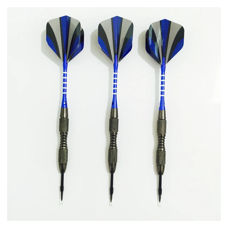Darts Set 3 Boxed Metal Imitation Tungsten Steel Aluminum Rod Darts Needle Game Resistance Falling Flying Pin
