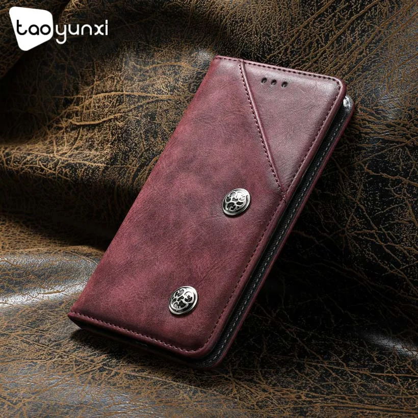 

TAOYUNXI Flip Cases For Asus Zenfone 4 Max Plus ZC550TL X015D Case For Asus Zc550TL Zenfone4 Max Plus Vintage Silicone Leather
