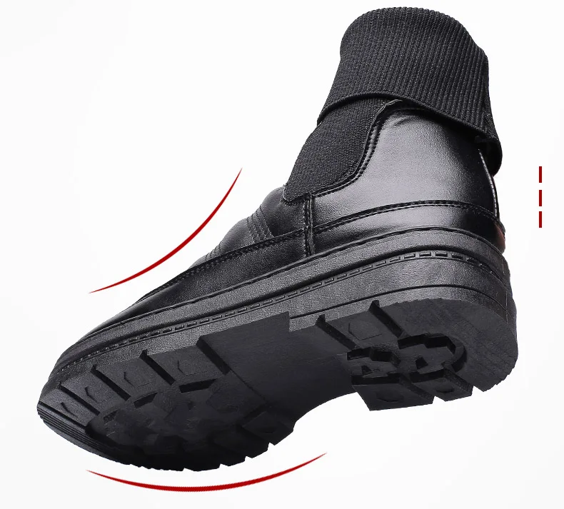Mens Snow Boot Winter Warm Men Boots Winter With Fur Military Boots Tactical Desert Army Motorcycle Boot Socks Shoes Men Sneaker (9)