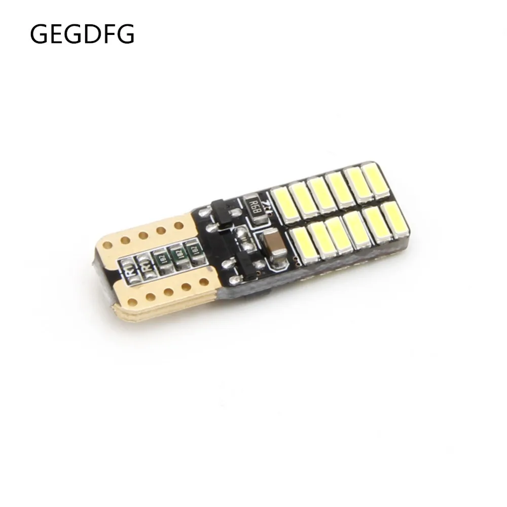 DC 12V T10 4014 SMD 24 светодиодный Автомобильный авто светильник лампочка источника