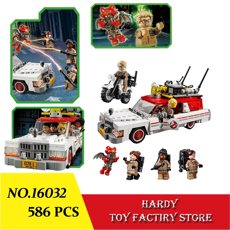 

16032 586Pcs Genuine Movie Series The Ghostbusters Set With Le Building Blocks Bricks Toys.