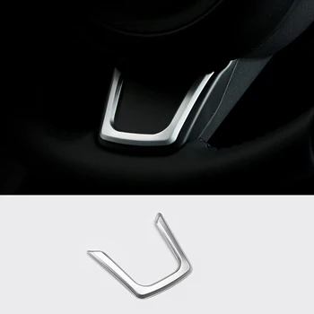 

Car Accessories For Jaguar F-PACE 2016 2017 2018 ABS Matte Steering Wheel Cover U Steering-wheel Trim Sticker Decal Moldings
