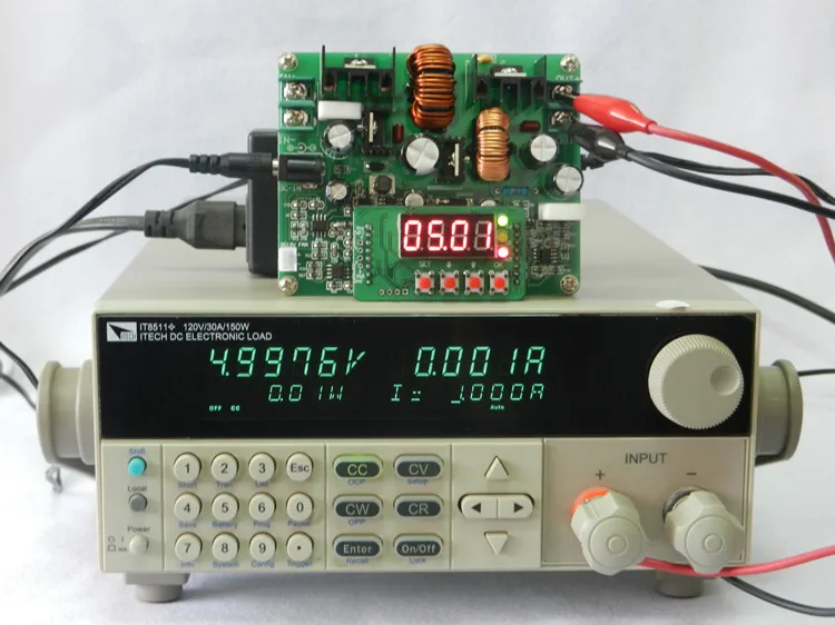 D3806 CNC DC Регулируемый источник питания постоянного тока Регулируемый повышающий и понижающий модуль напряжение и ток 38 в 6A усилитель