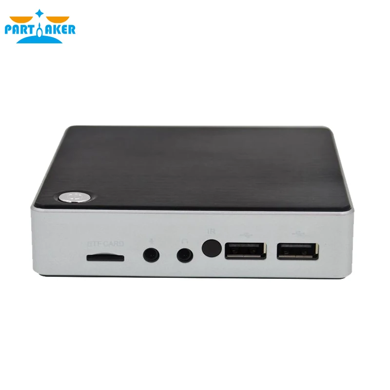 

Partaker Intel Mini PC Windows 10 Ubuntu Intel Z8350 Quad Core 2G 4GB RAM Mini PC HDMI Business Household Mini Computer PC Micr