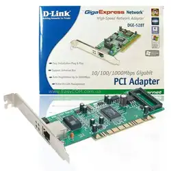 PCI сетевой карты Tarjeta Гига D-LINK Dge-528t полный дуплекс позволяет низкопрофильный