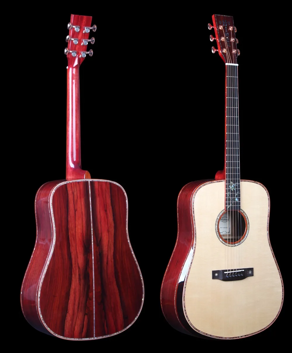 HM980GSS 41 Inch full solid wood, solid cocobolo wood acoustic guitar