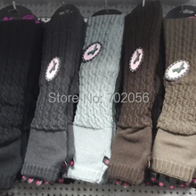 Твердые вязать без пальцев Прихватки для мангала Балетные костюмы танец перчатки длинные Митенки для женщин варежки модные смешанные 24 пар/лот#3707