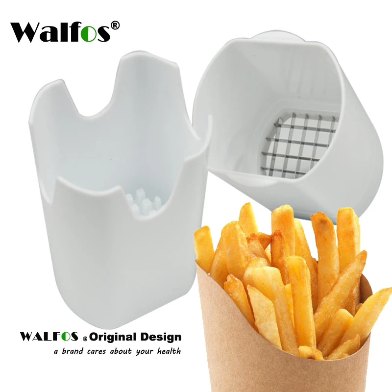 

WALFOS food grade Fries Potato Chips Fry Cutter Vegetable Natural French Fry Cutter Vegetable Fruit Cutter Slicer kitchen Tool