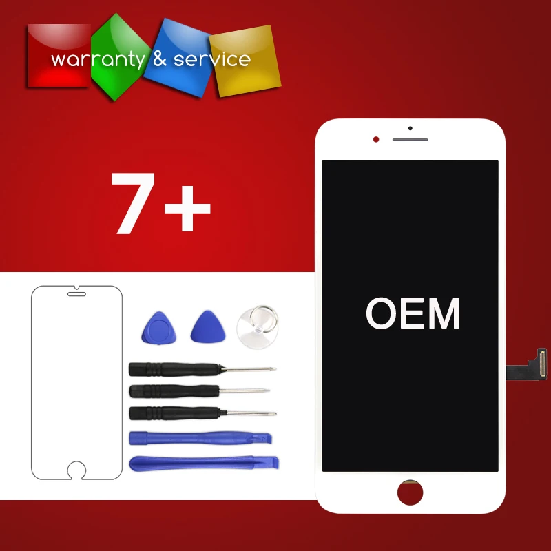 

1PCS Grade OEM No Dead Pixel for iPhone 7 plus LCD display screen Replacement Lens Pantalla with Touch Digitizer