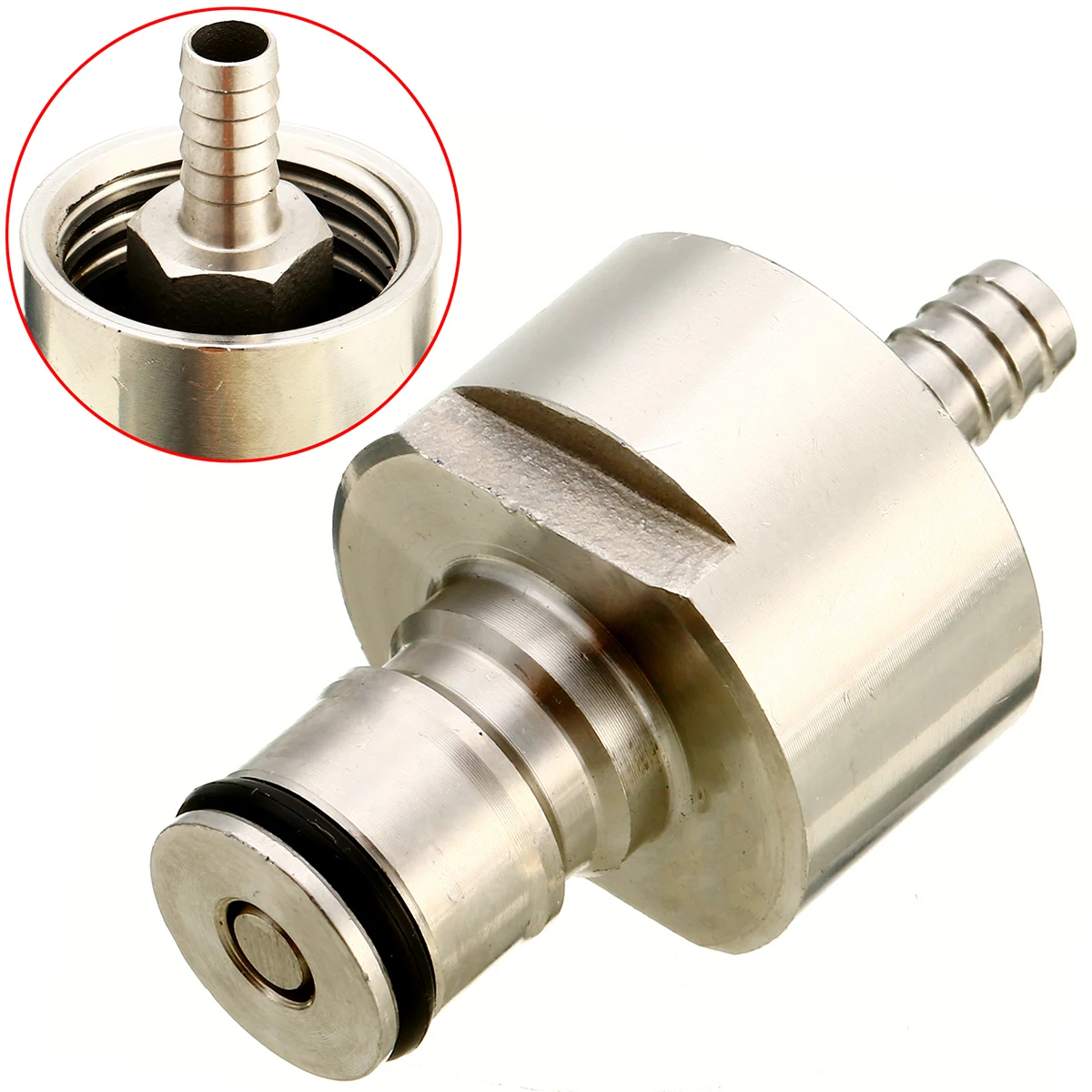 1 Piece Stainless Steel Carbonation Cap Hot PET Homebrew Bottles Carbonation Cap For Carbonate Soda Water Beer Drink