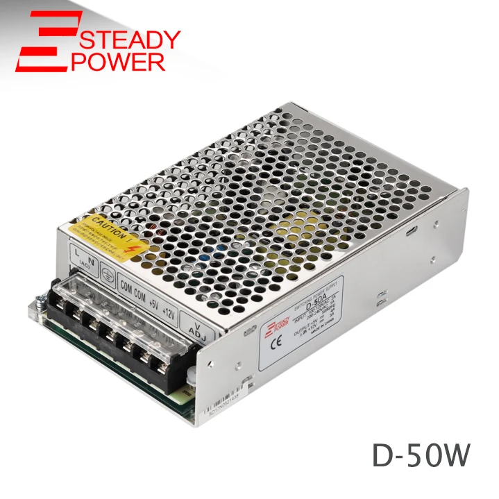 

(D-50B) 50w dual output power supply 5v 4a 24v 1.4a MULTY output smps