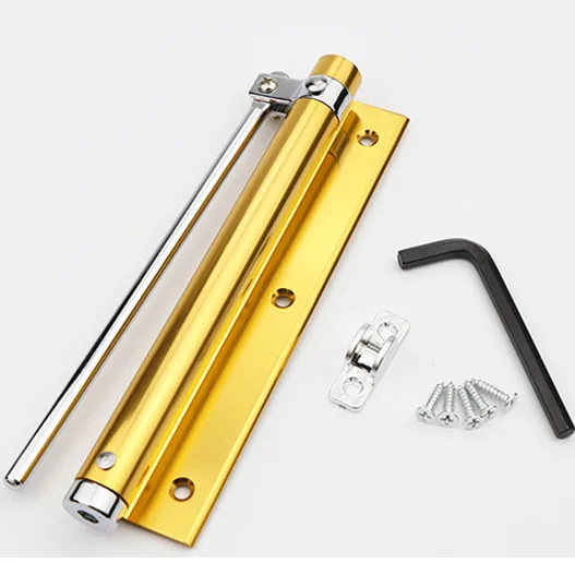 

Door Closer Single Spring Strength Adjustable Surface Mounted Mini Automatic Closing Fire Rated Door Hardware 180*165*53mm