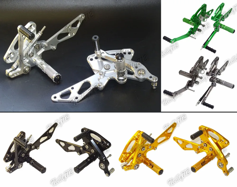 

CNC Adjustable Rider Rear Sets Rearset Footrest Foot Fold Rest Pegs For KAWASAKI Z1000 Z100SX Ninja1000 2011 2012 2013 2014-2016