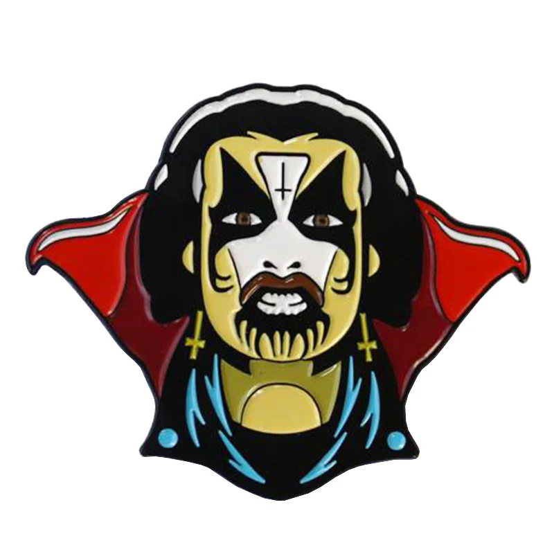 

King Diamond Enamel Pin