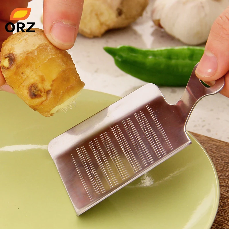 ORZ измельчитель Имбиря из нержавеющей стали васаби измельчитель терка для чеснока кухонные инструменты терка для сыра картофеля Терка инструмент для приготовления пищи