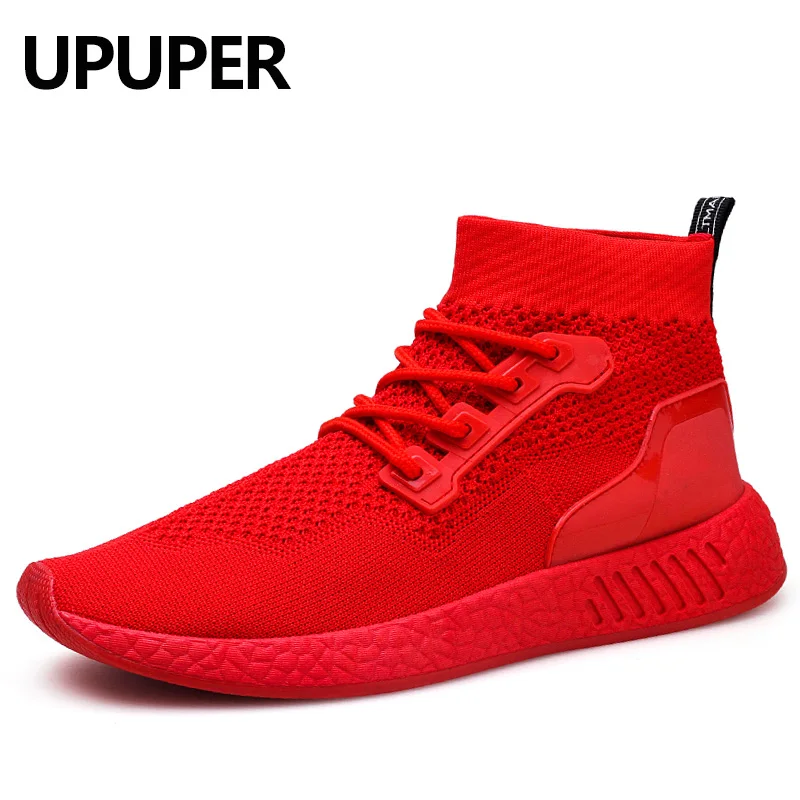 

UPUPER Men's Casual Shoes Fashion Soft Bottom Sneakers Men Socks Shoes Outdoor Trainers Sneakers Zapatillas Hombre Deportiva