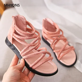 

Baby Girls Sandals Girl Summer Shoes Girl Hollowed Out High Banded Sandals Baby Princess Shoes Kids Zip Sandals Children Sneaker