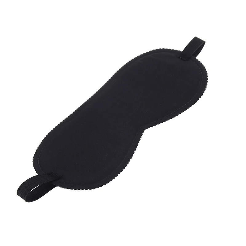 Hot Soft Portable Eye Mask Black Fast Sleeping Eyeshade Cover Eye Masks Shade Patch Women Men Blindfold Travel Sleepmasker 4