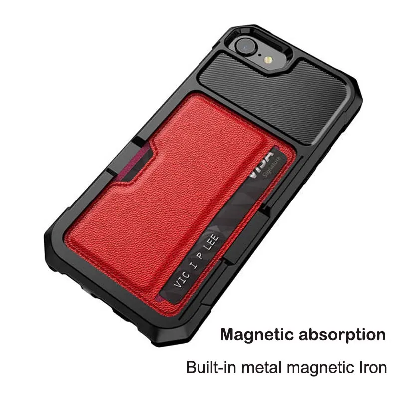

MAKEULIKE Case For Iphone 6 6s Plus Cover Anti-fall Protector Hoesje Card Slot Coque For Iphone 6 Plus Case Fundas
