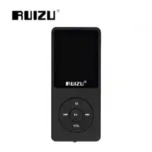 Ruizu X02 Портативный цифровой 1,8 дюймов Экран Hi-Fi аудио Mp3 мини музыкальный Mp3 8 ГБ 4 ГБ оперативной памяти, 16 Гб встроенной памяти, fm-радио с ЖК-дисплей работает без потерь