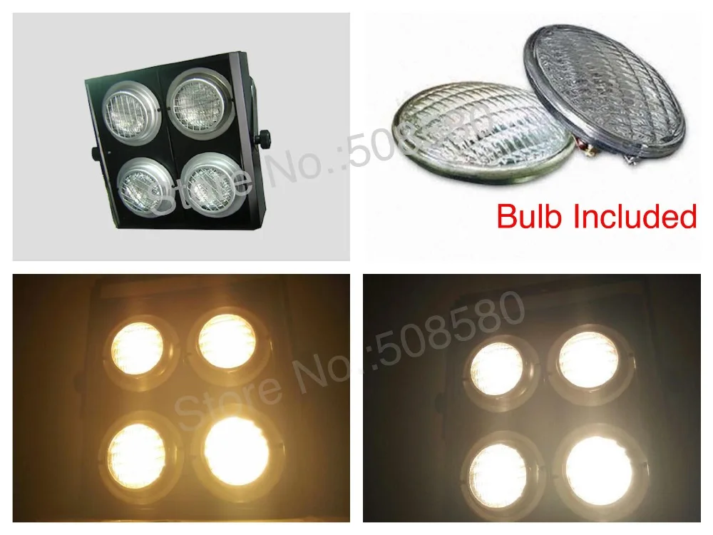 

4pcs/Lot, Four Eyes 4x650W =2600W Audience LED Blinder Light 4 Eyes with 16 blubs included dj disco club bar party stage