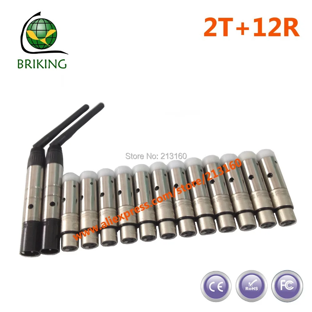 

DHL  free shipping 2.4G Wireless DMX512 Transceiver Kit For Stage Lighting Control System Wireless DMX 512