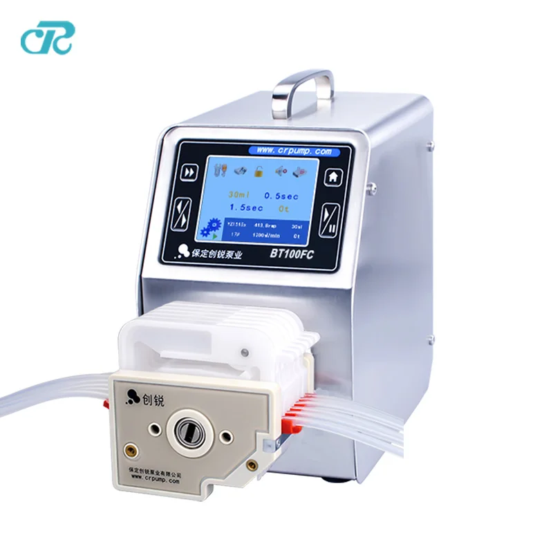 

Retail 10 rollers High accuracy Touch Screen Dispensing6 channels Peristaltic Pump